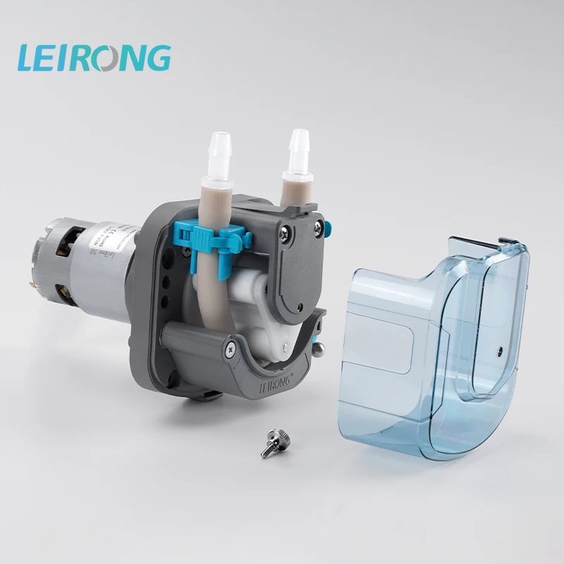 LEIRONG 2000ml/min Peristaltic Pump 12V 24V DC Motor High Flow Dosing Pump