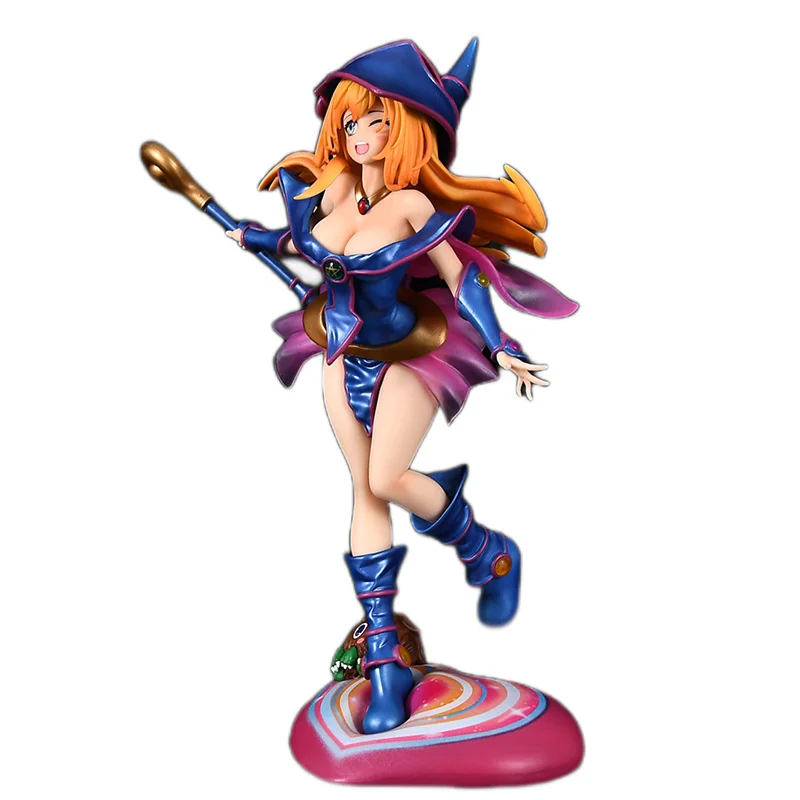 

28cm Game Character Dark Magician Girl 2.0 Figures Two-Dimensional Girl Kawaii Magician Doll Collector Japanese Dolls Pvc Gift