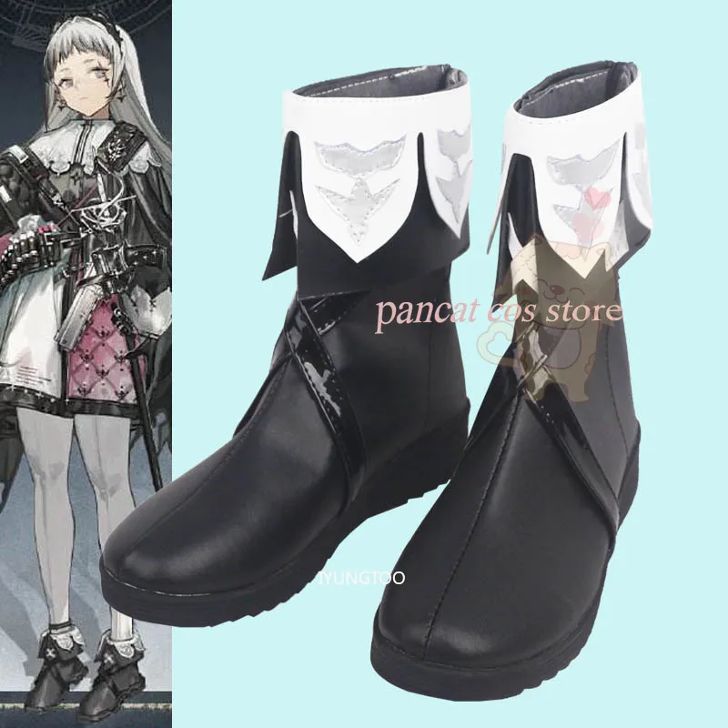 Arknights  Anime Irene  Cosplay Shoes Comic Anime Game Cos Long Boots Cosplay Costume Prop Shoes for Con Halloween Party