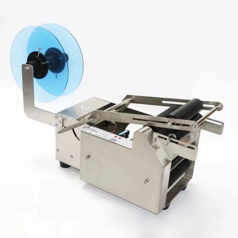 Round Bottle Labeling Machine Semi-Automatic Label Dispenser