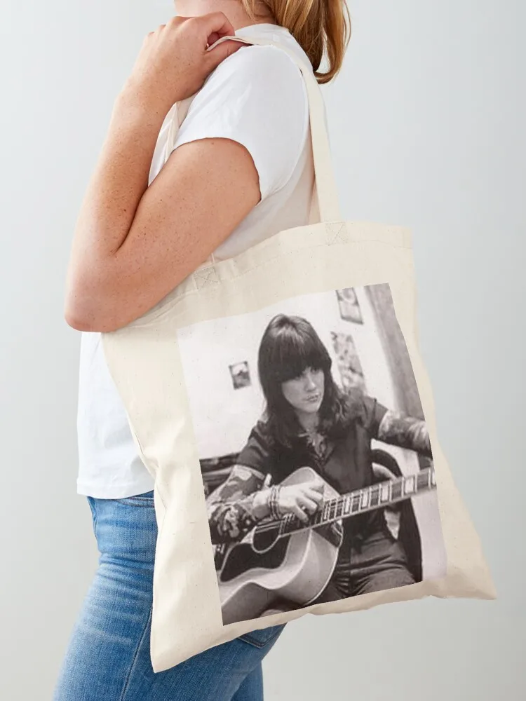 Linda Ronstadt Accoustic Guitar Tote Bag tote bag university shoping bag tote bags cloth bags
