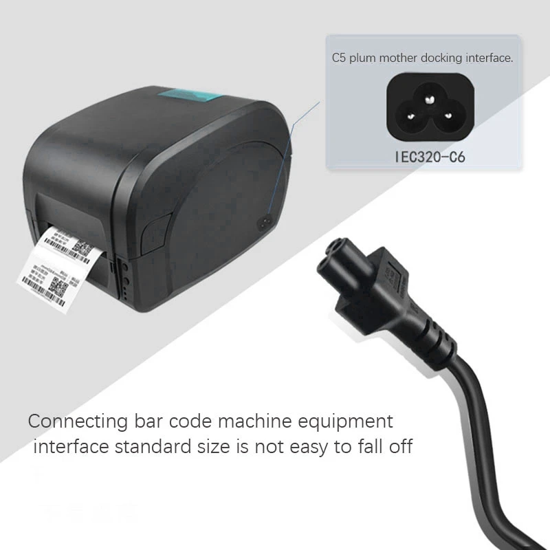 IEC 320 C14 Male Plug To C5 Female Adapter Cable IEC 3 Pin Male To C5 Micky, PDU UPS Power Converter Cord