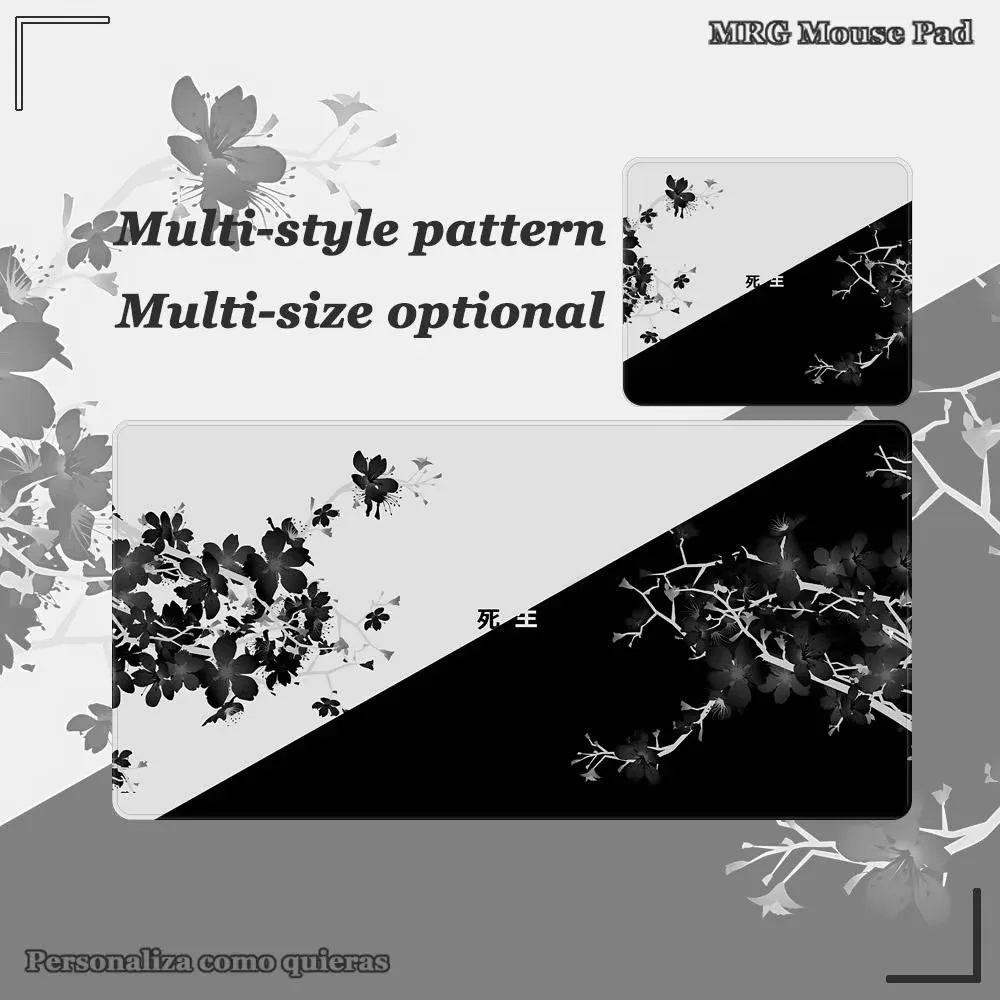 Mouse pad Pc mouse carpet Mouse Desk mat pad Anime mouse mat Mouse mats Gaming mouse mat Pad Yin-yang flower