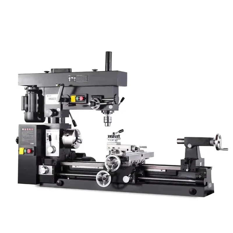 for CTMACH CT750 Combination Machine Multifunctional Lathe Drilling Milling Hinge Gear Lathe CE Certified Steel Motor