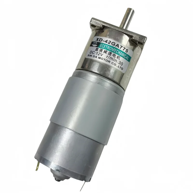 Miniature DC speed reduction motor 12V/24V high torque and low noise 42GA-775 motor