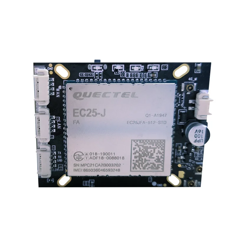 Quectel EC25-J 4G LTE Cat4 Wireless routing security monitoring module board with 4G WIFI Dual Net Port WIFI Watchdog