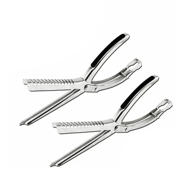 

ABFU-Rib Membrane Removal Tool,Stainless Steel Rib Prep Tool Membrane Remover, Rib Prep Tool With Arc Clamp & Non-Slip Grip