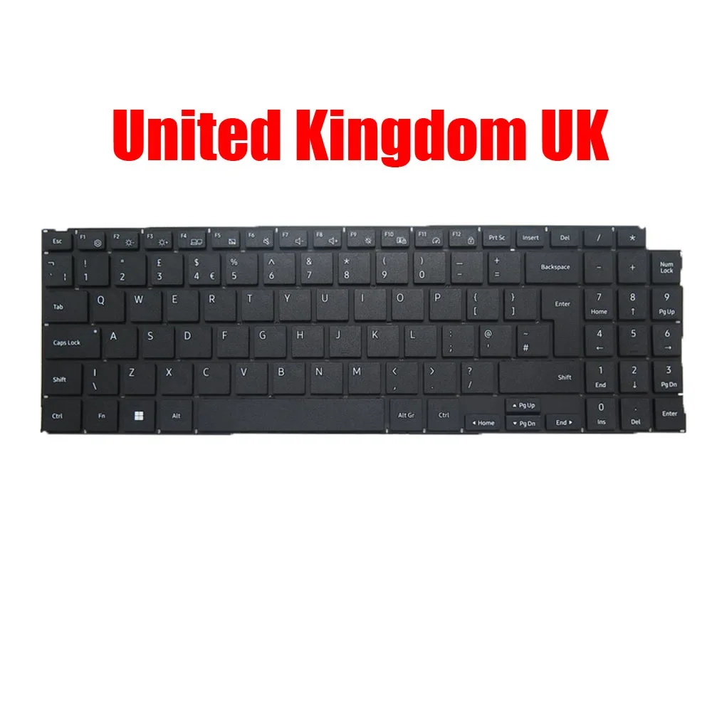 لوحة المفاتيح لسامسونج NP750XDA 750XDA 755XDA الإنجليزية كوريا الأمريكية KR المملكة المتحدة إسبانيا SP الشمال NE إيطاليا IT ألمانيا GR فرنسا FR كندا CA BE