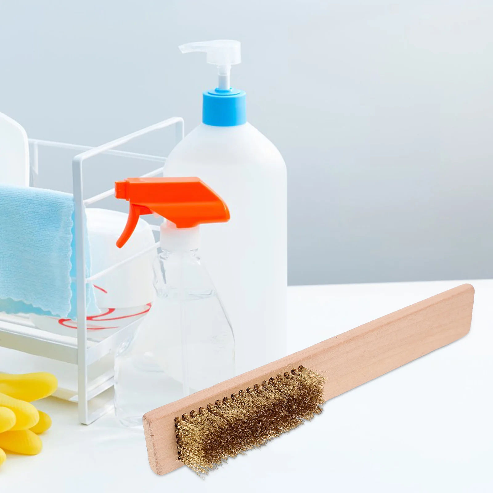 

2Pcs Snowboard Wax Brush Elastic Bristles Skateboard Wax Cleaner Small Light Easy to Store Brush Scrubber Skateboard Cleaner