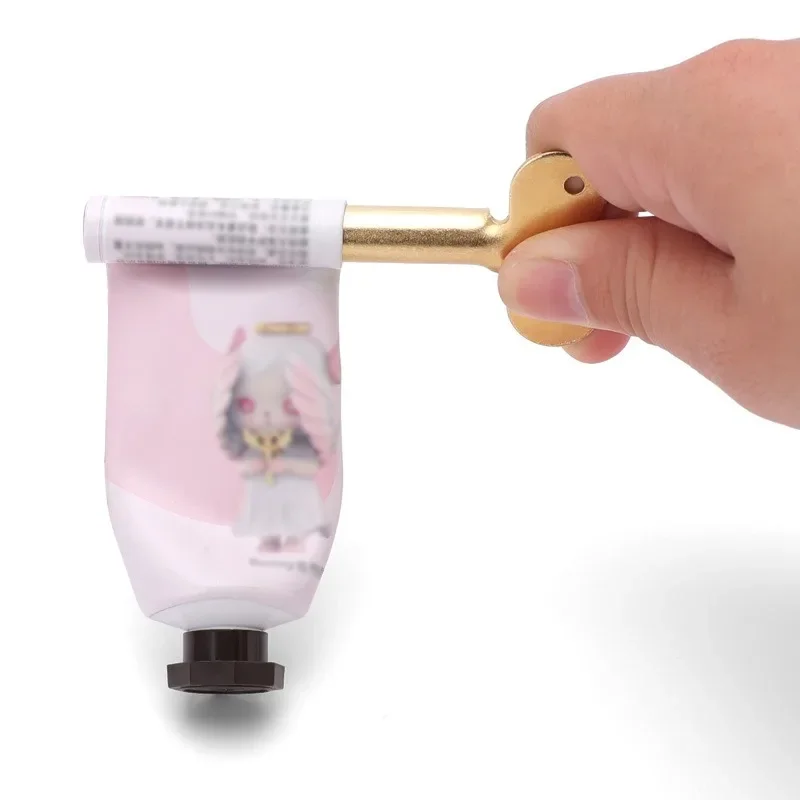 Exprimidor profesional de acero inoxidable, herramienta de peluquería, pasta de tinte para el cabello, pigmento, exprimidor de pasta de dientes