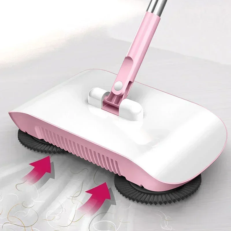 Combination of broom and mop Hand push type scoop Household broom and dustpan set Floor magic broom home cleaning Sweeper Gift