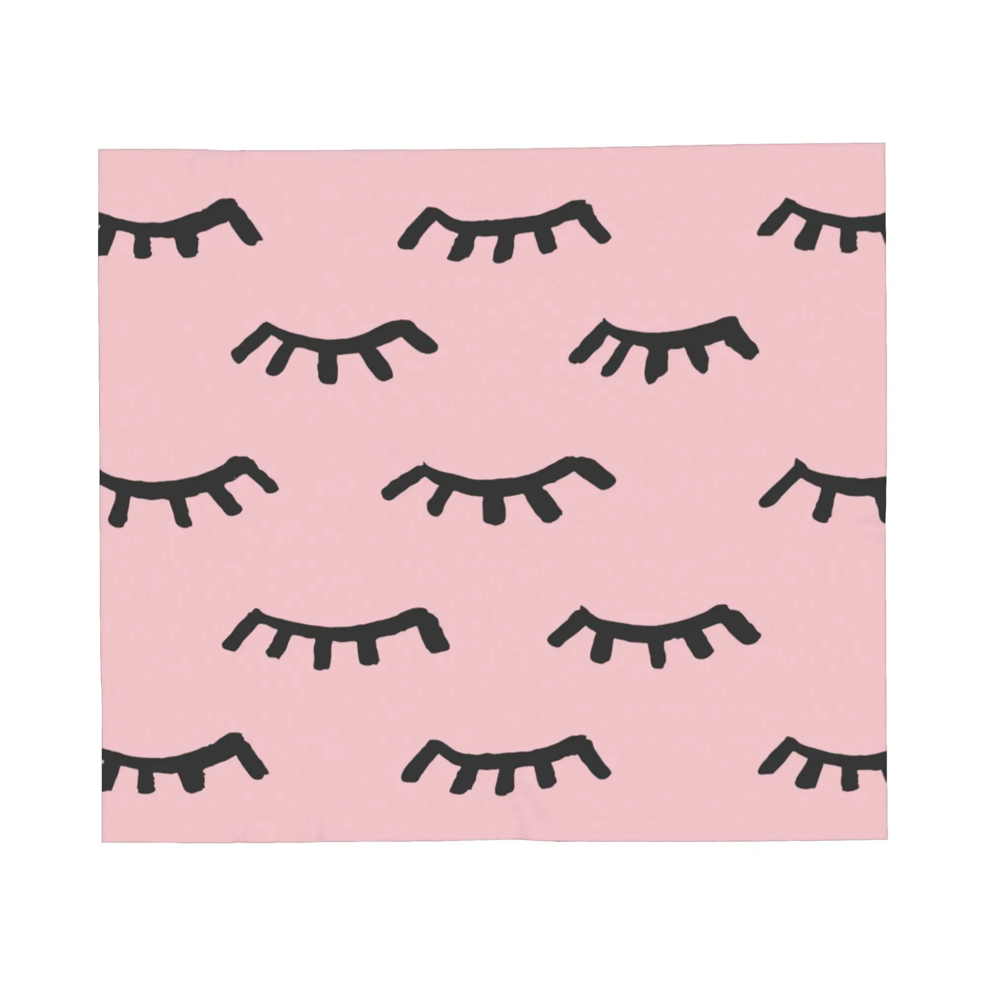 Eyelash Fuzzy Blanket Cartoon Beauty Glam Closed Eyes Funny Throw Blanket for  Sofa Bedding Lounge 200x150cm Rug Piece