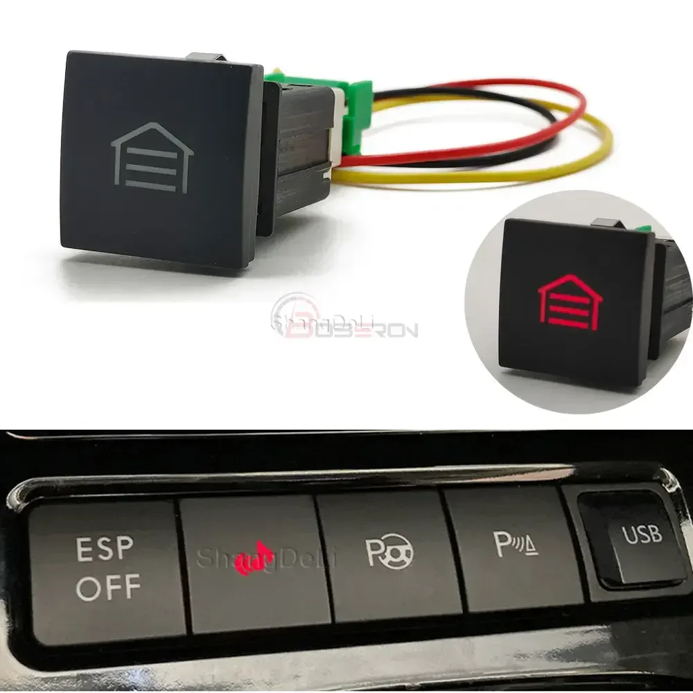 Pulsante interruttore per Garage con luce a LED automatica per VW Golf 6 Jetta MK6 EOS Scirocco 2009 2010 2011