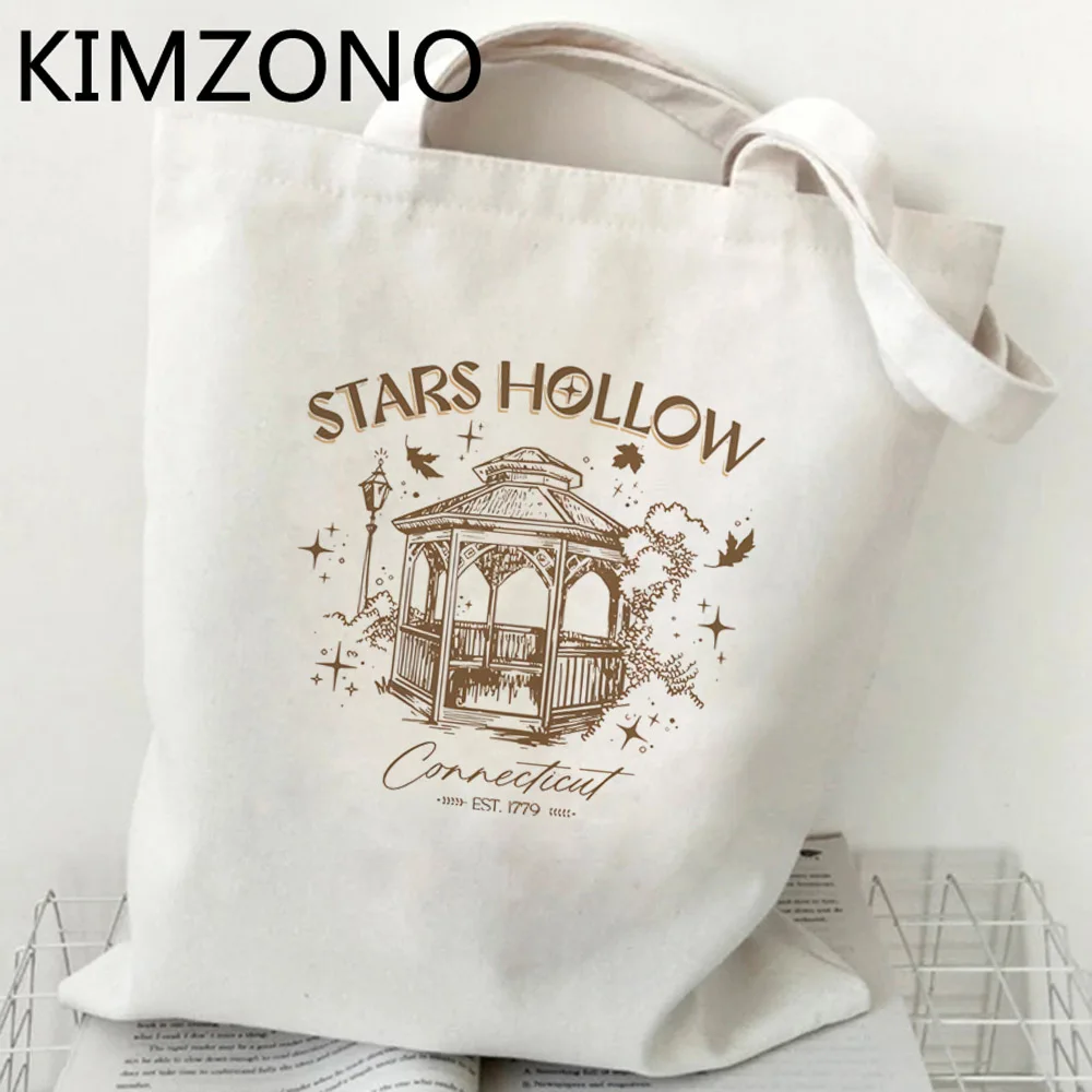 Gilmore Girls shopping bag reusable bolsa bolso shopper bag string fabric cloth shoping custom