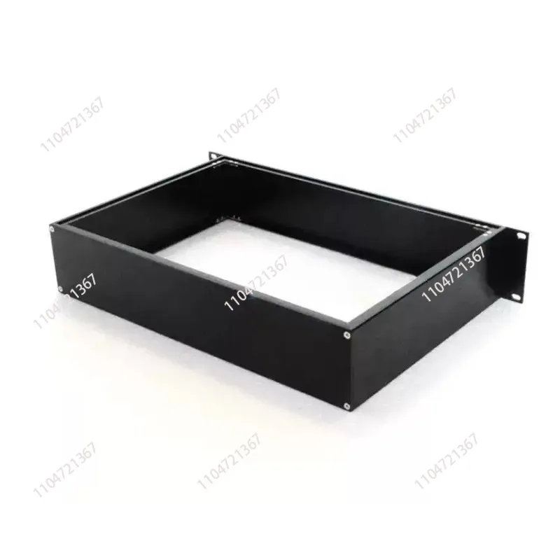 19-Inch all-aluminum 2U chassis, standard chassis,  all-aluminum U-shaped plug-in box 1pcs