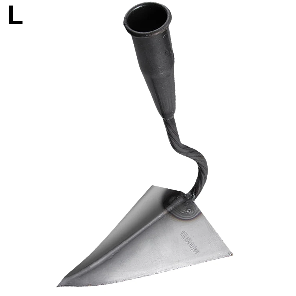 Farm Tools Hoes Triangle Furrow Hoe Agricultural Land Turning Loose Soil Hoe Hand Plow/Manual Plough Rake Hoe Garden Tools