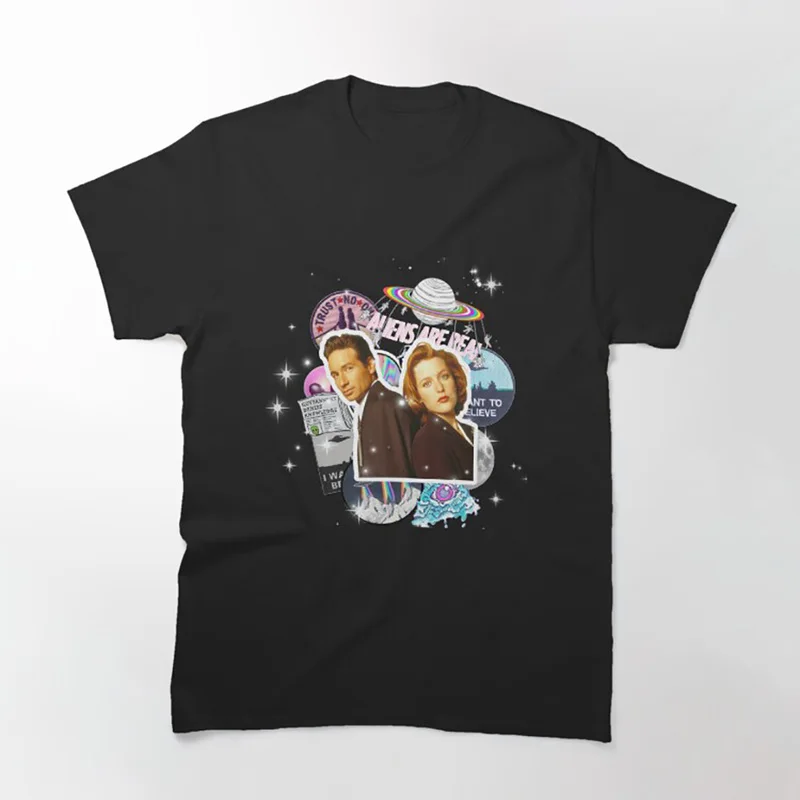 T-shirt de la série télévisée science-fiction The Truth is Out There, The X Files, 0305, vêtements graphiques rétro du film Alien, toutes tailles, du S au 6XL