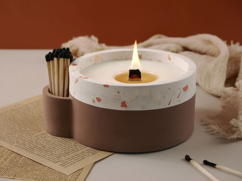 Round Mirror Holder Resin Molds Tray Silicone Molds for Resin Epoxy Casting Mold for DIY Candlestick Jewelry