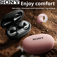 Sony Clip Ear Earbuds Wireless Earphones For iPhone New Bluetooth Headphones For Samsung Sports Headset Music Earphone With Mic