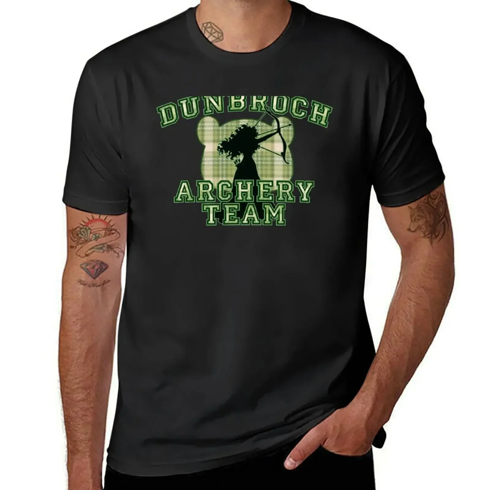 DunBroch Archery Team T-Shirt Blouse cute tops oversizeds mens vintage t shirts