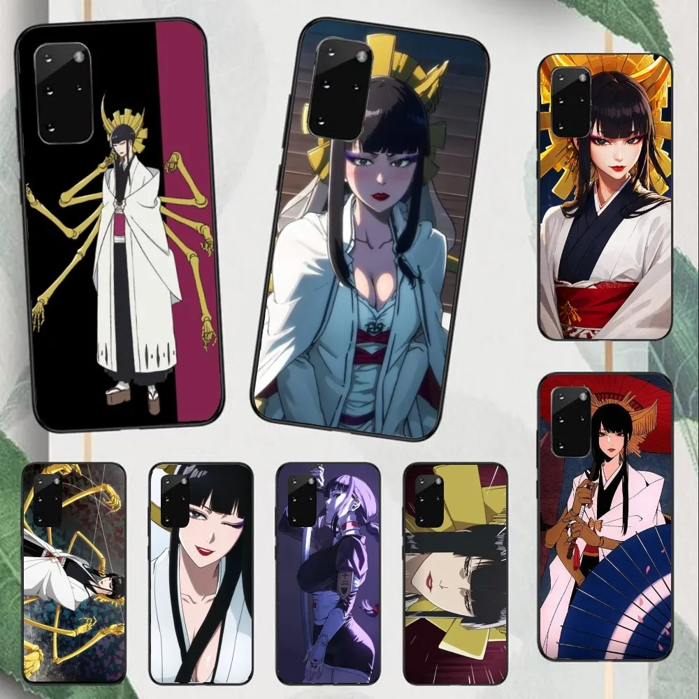 Bleach Senjumaru Mobile Cell Phone Case for Samsung Note 9 10 20 Plus Pro Ultra J6 J5 J7 J8 Black Soft Phone Cover Funda