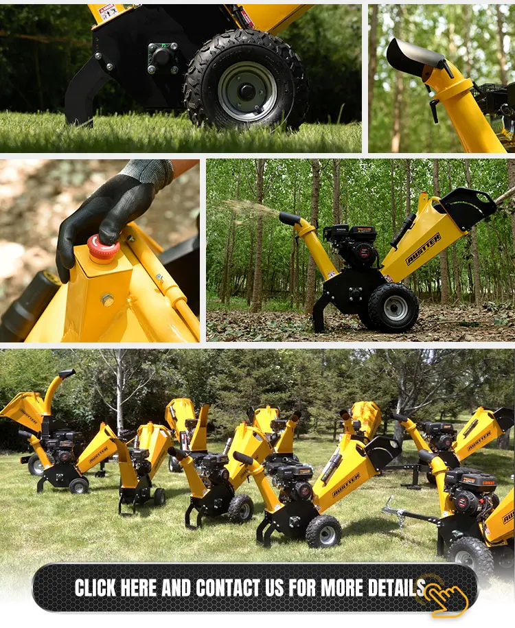 New Design 100mm Chipping Diameter Wood Chipper Shredder Mulcher Machine Made in China Wood Chipper