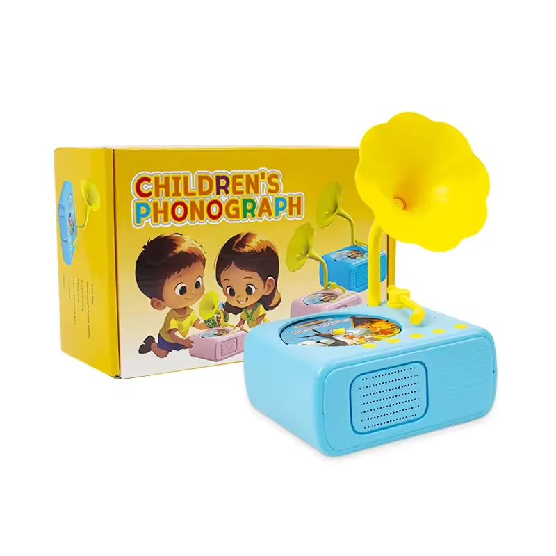 Máquina de contar historias de juguete fonógrafo para niños de nuevo estilo con 96 tarjetas-juguete educativo para la primera infancia