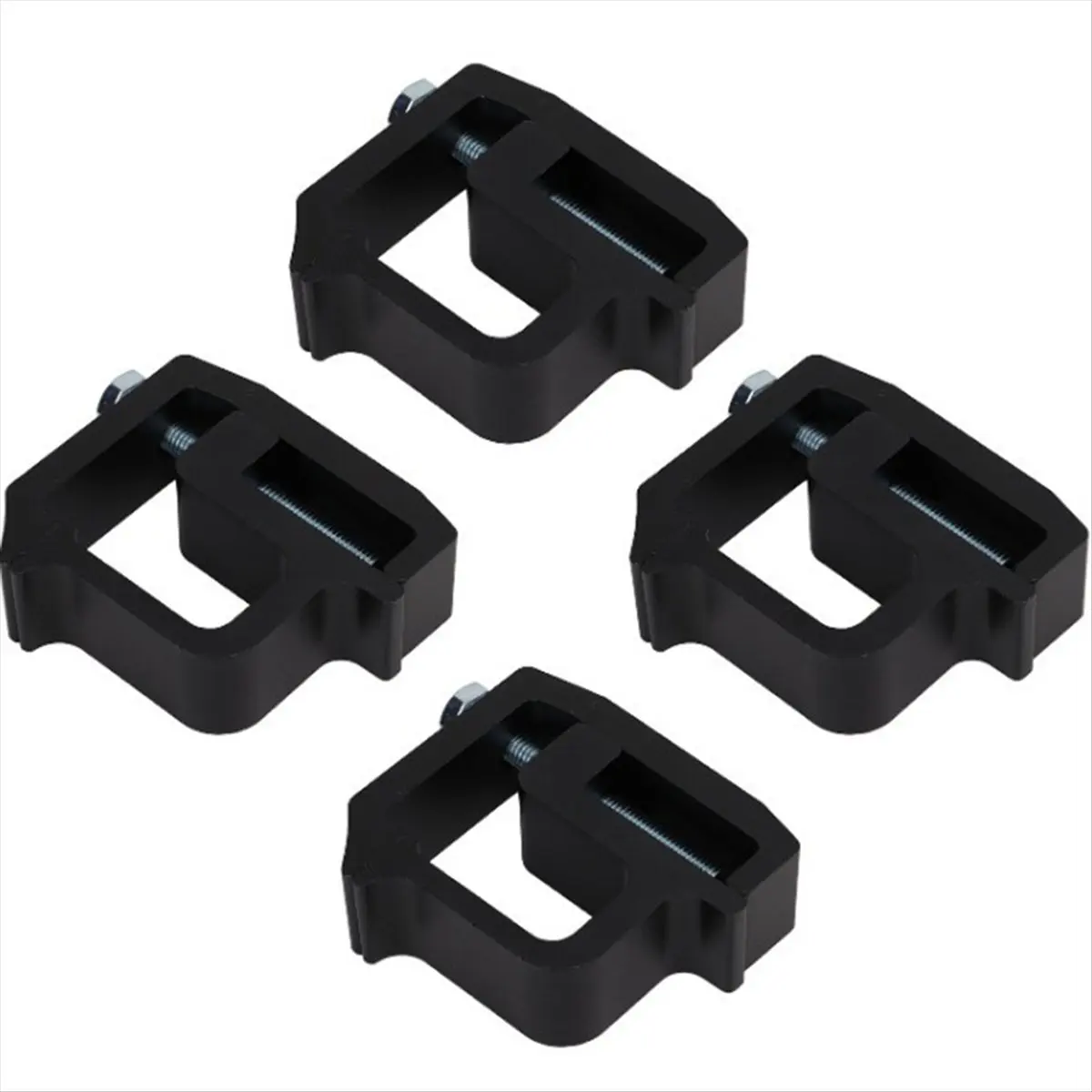 A2258FHOT]4PCS Mounting Clamps Ladder Rack Clamps Truck Cap Topper Shell Heavy Duty for 1500/2500