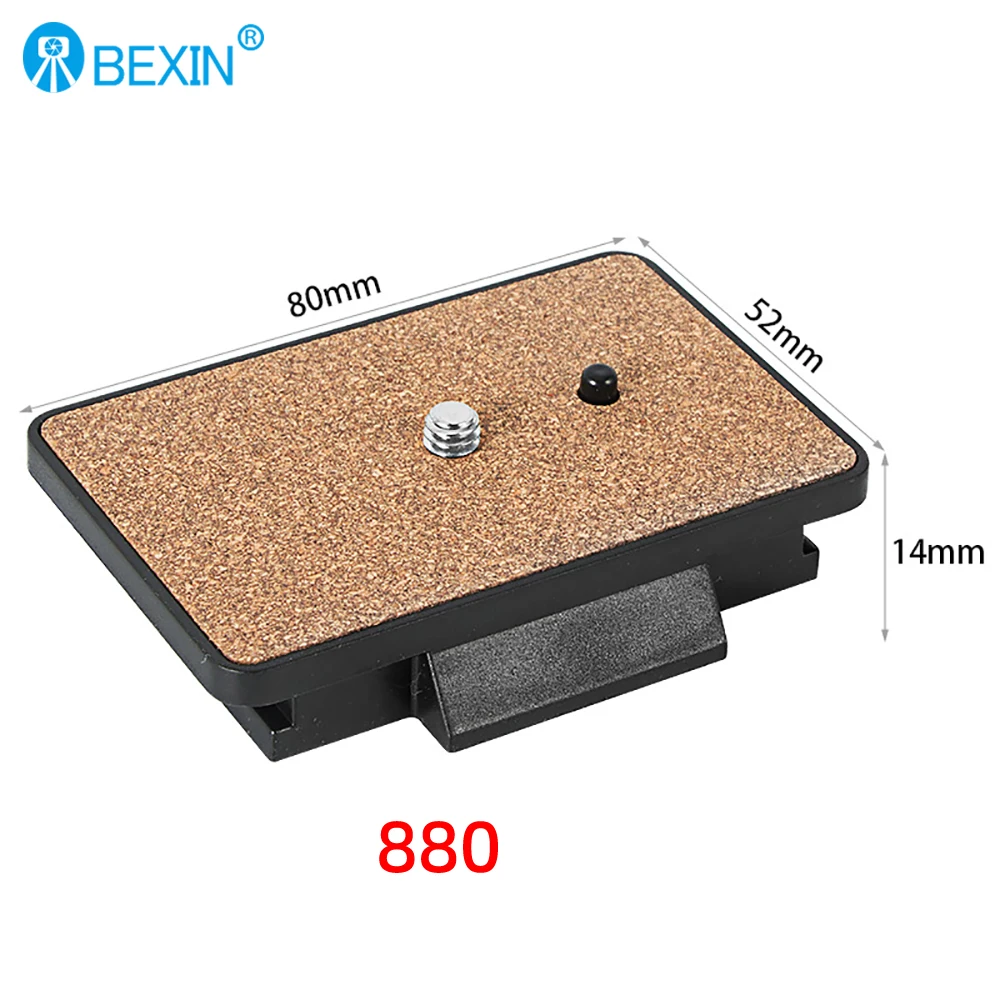 BEXIN Camera Plate Quick Release Plate Tripod Plate Monopod Mount Adapter For YUNTENG 880/870/8008/860/950/288 Tripod SLR Camera