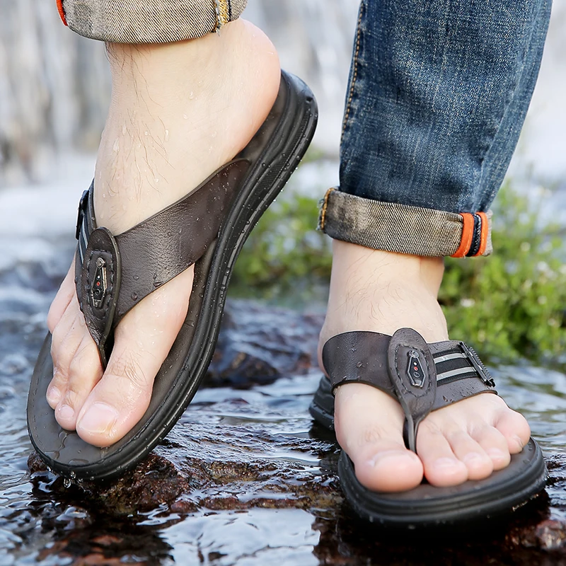 صنادل رجالية بحزام على شكل حرف V مقاس 38-48، صنادل كاجوال، للاستخدام في الشاطئ وعلى الرمال، مناسبة للأنشطة الخارجية.