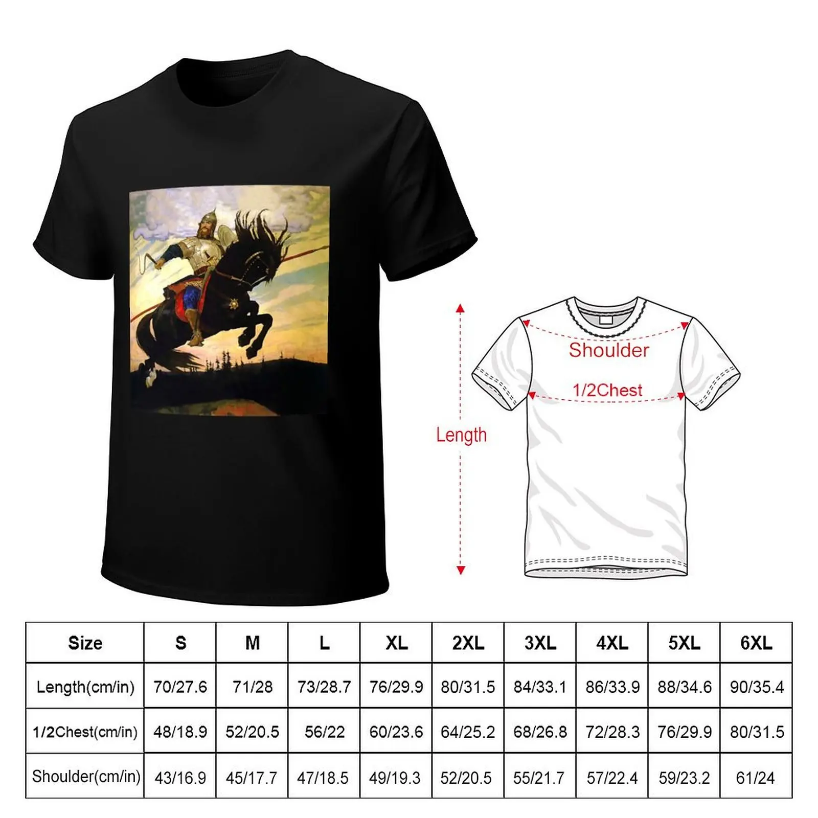 “A Mighty Leap” by Victor Vasnetsov T-Shirt t shirt man luxury T-Shirt