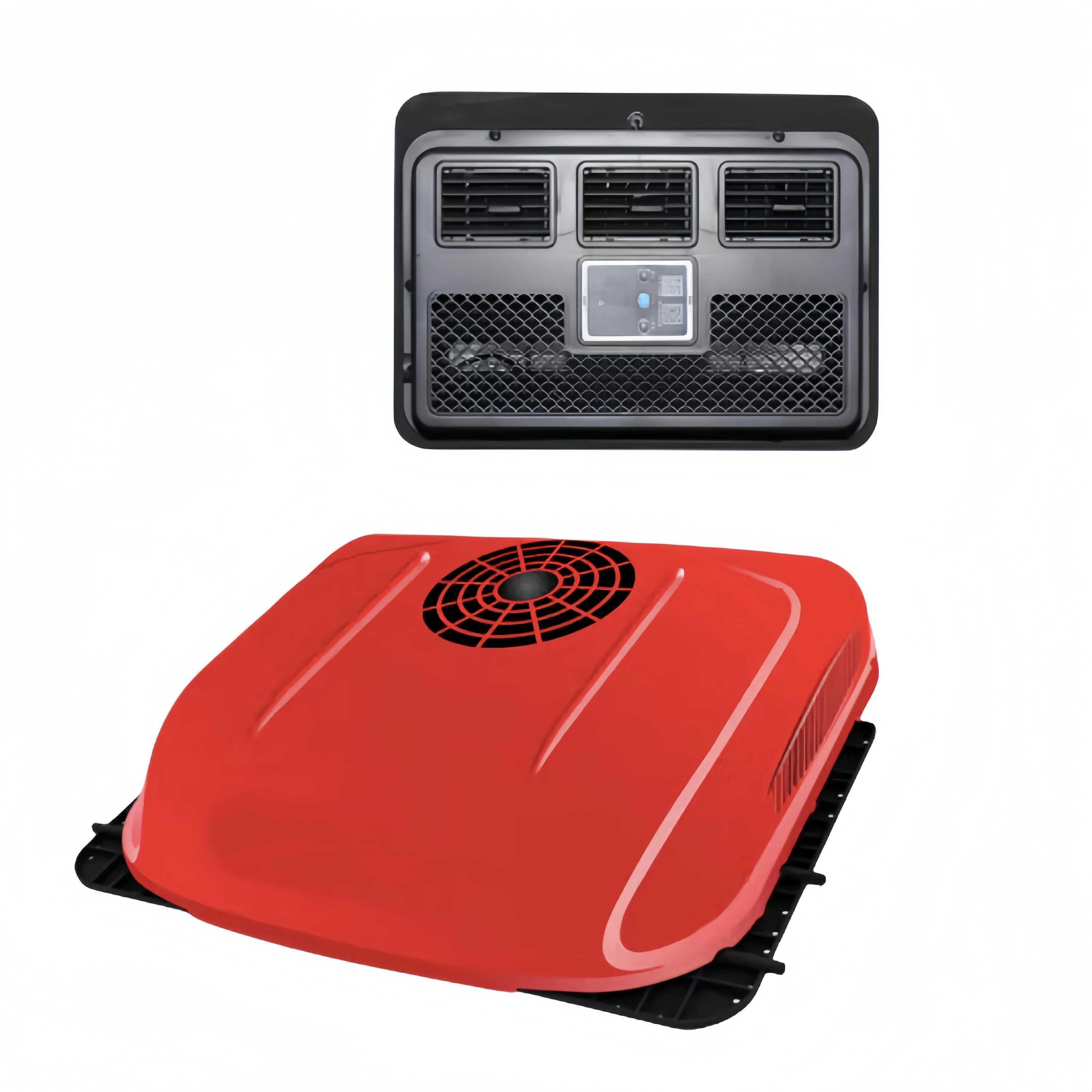 RGFROST New 12/24V 2500W Truck Air Conditioner 1 Year Warranty Parking Rooftop AC Electric Air Conditioner