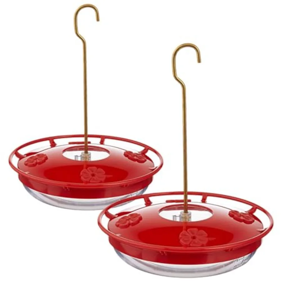 

HummZinger Highview Hanging Hummingbird Feeder - 429 Red 12 oz Pack of 2