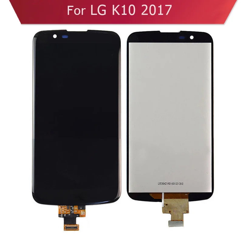 Para LG K10 2017: Conjunto de Tela LCD e Digitalizador Touchscreen para Reparo e Substituição de Celular