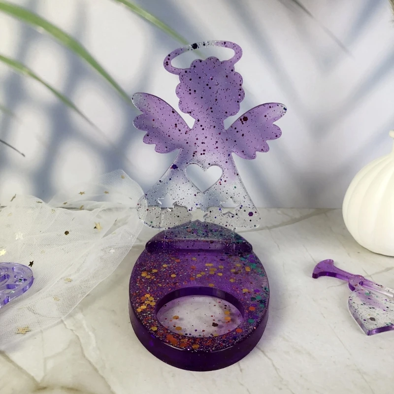 

Формы для подсвечников Формы для подсвечников в форме ангела Силиконовый материал для свечей 28TF