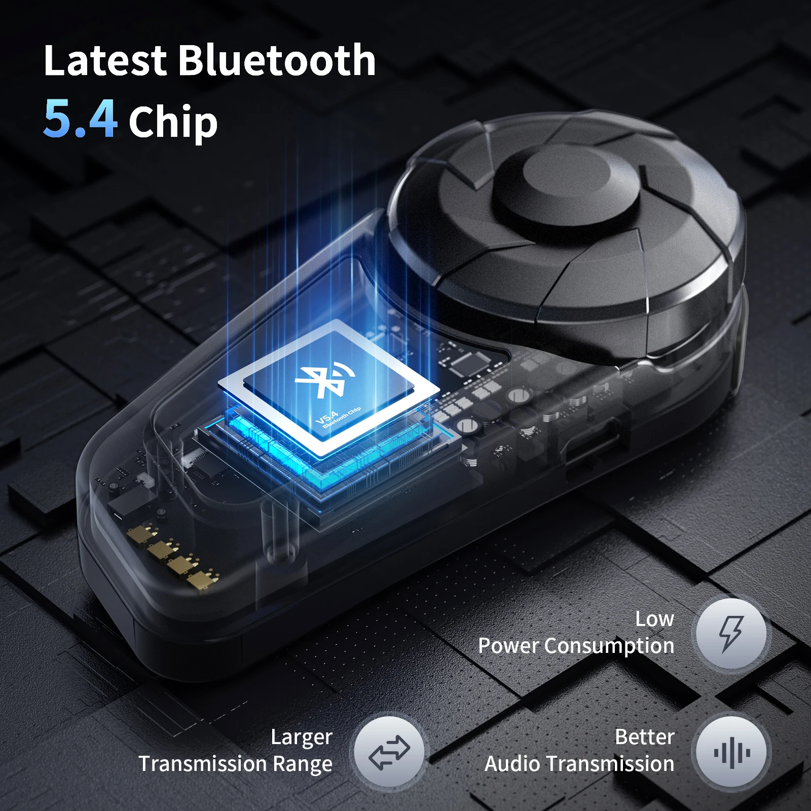 2個Fodsports FX-Sオートバイ用Bluetoothヘッドセット,ヘルメット用 
