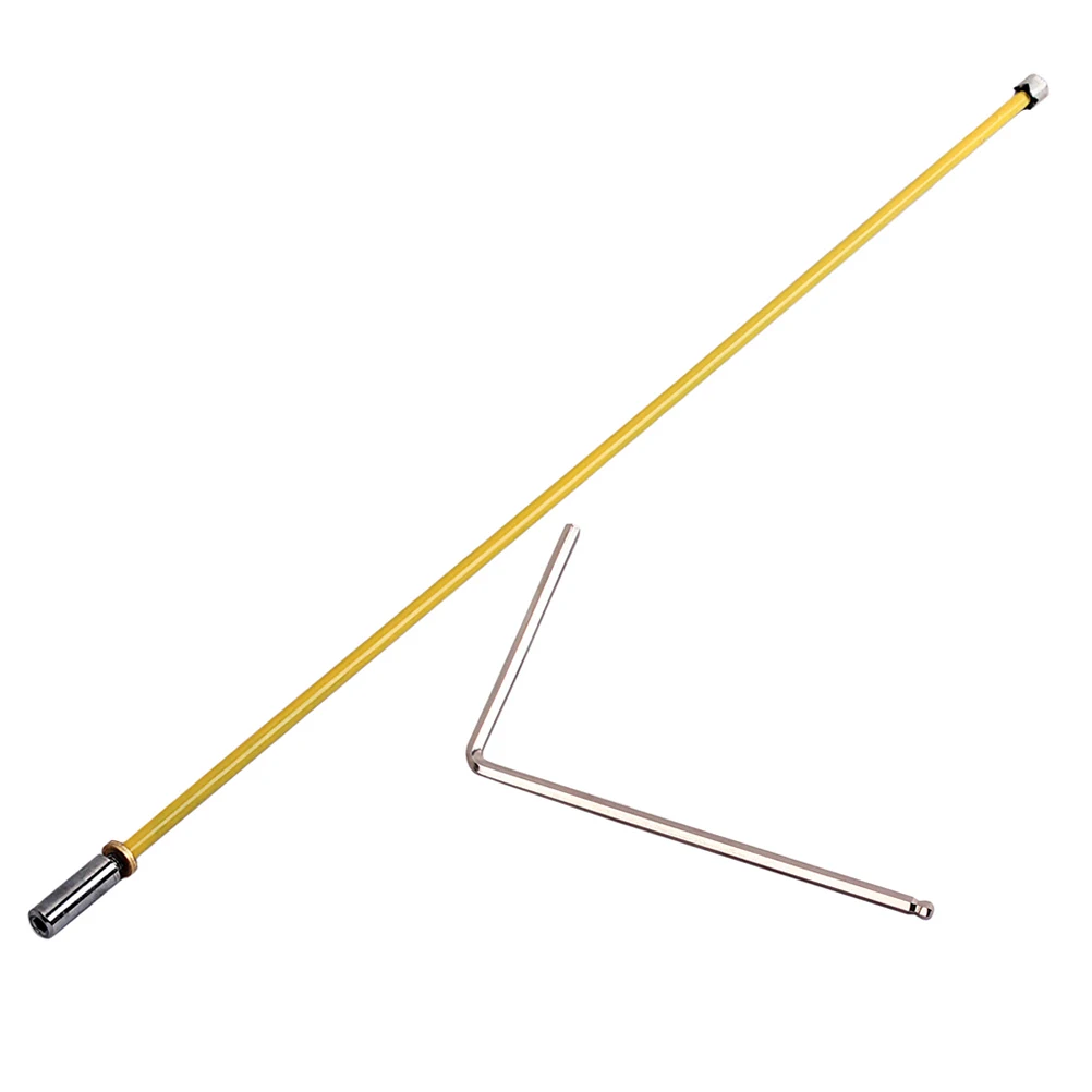 

2 Way Adjustment Truss Rod 490mm Double Course Truss Rod for Guitar with Wrench (Yellow)