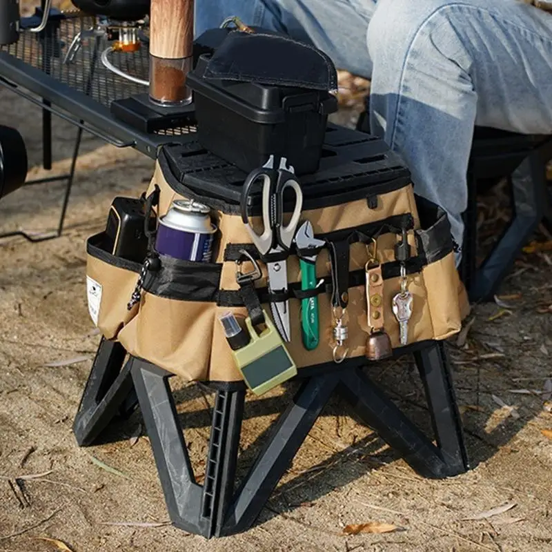 

31BE Портативный складной табурет, легкий вес, стулья для пикника, чехол на табурет для кемпинга для любителей кемпинга и пешего