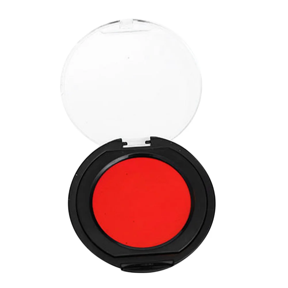 Portable Ink Pad Mini Round Stamp Pad Oil-Based Reusable For Business Crafting Office Accessory Financial Supplies