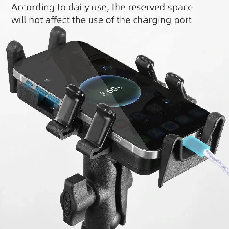 Manillar de bicicleta Universal para motocicleta/espejo retrovisor soporte para teléfono móvil soporte para dispositivos entre 4,7-7,1 pulgadas X3