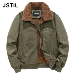 2022 New Brand Men's Winter Jackets Thick Outdoor Casual Cotton Jacket Lambs Wool Fashion Coats Clothing Warm Jacket Men