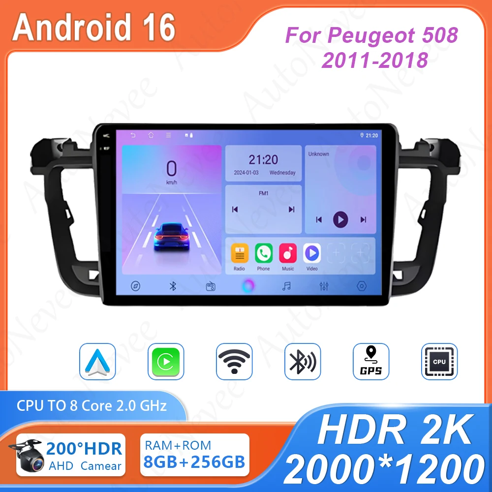 For Peugeot 508 201…