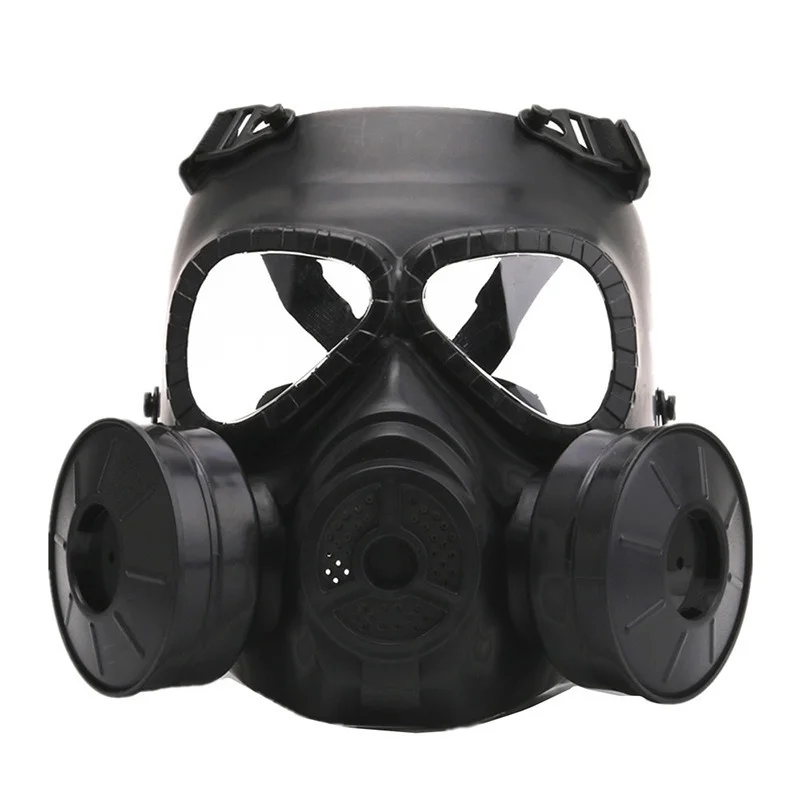 Máscara de gas de cara completa, máscara de realidad militar CS, casco protector de campo, máscara de comando, máscara de gas