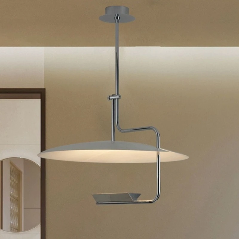 Iron Minimalist Chandelier Tricolor Electroplating Pendant Light Restaurant Exhibition Hall Corridor Ceiling Lamp Home Supplies