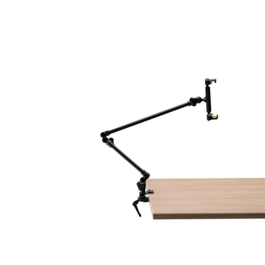 

Hercules Stands DG327B Tablet/Smartphone Boom Arm Holder Metal Black Adjustable Support for Desk Use