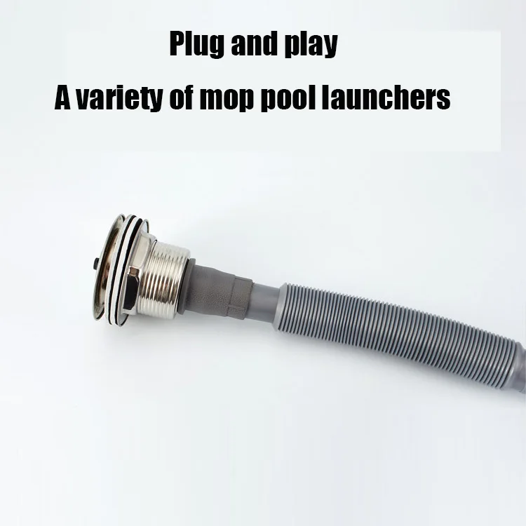 Stainless Steel Mop Pool Ceramic Basin Extended Drainer 110 Laundry Pool Bottom Outlet Mop Basin Bottom Pipe 50 40