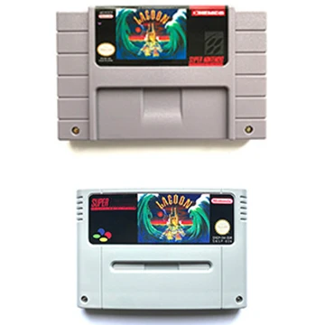 

Lagoon game cartridge For snes ntsc pal video game