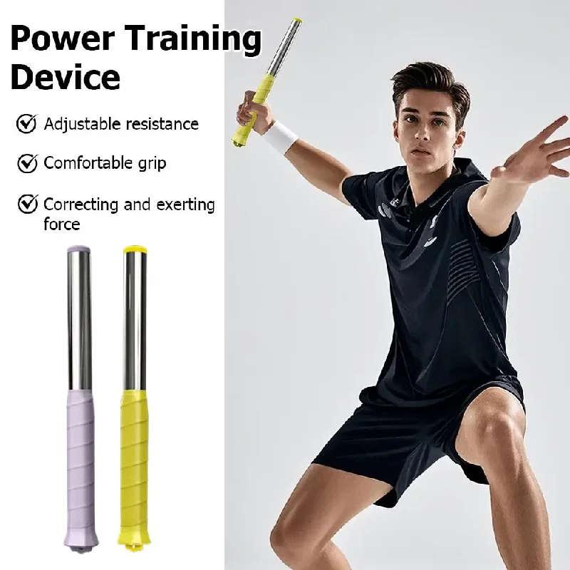 Badminton Swing Trainer Correction Tool For Forehand & Backhand Training Aid Equipment Badminton Power Trainer N2w3