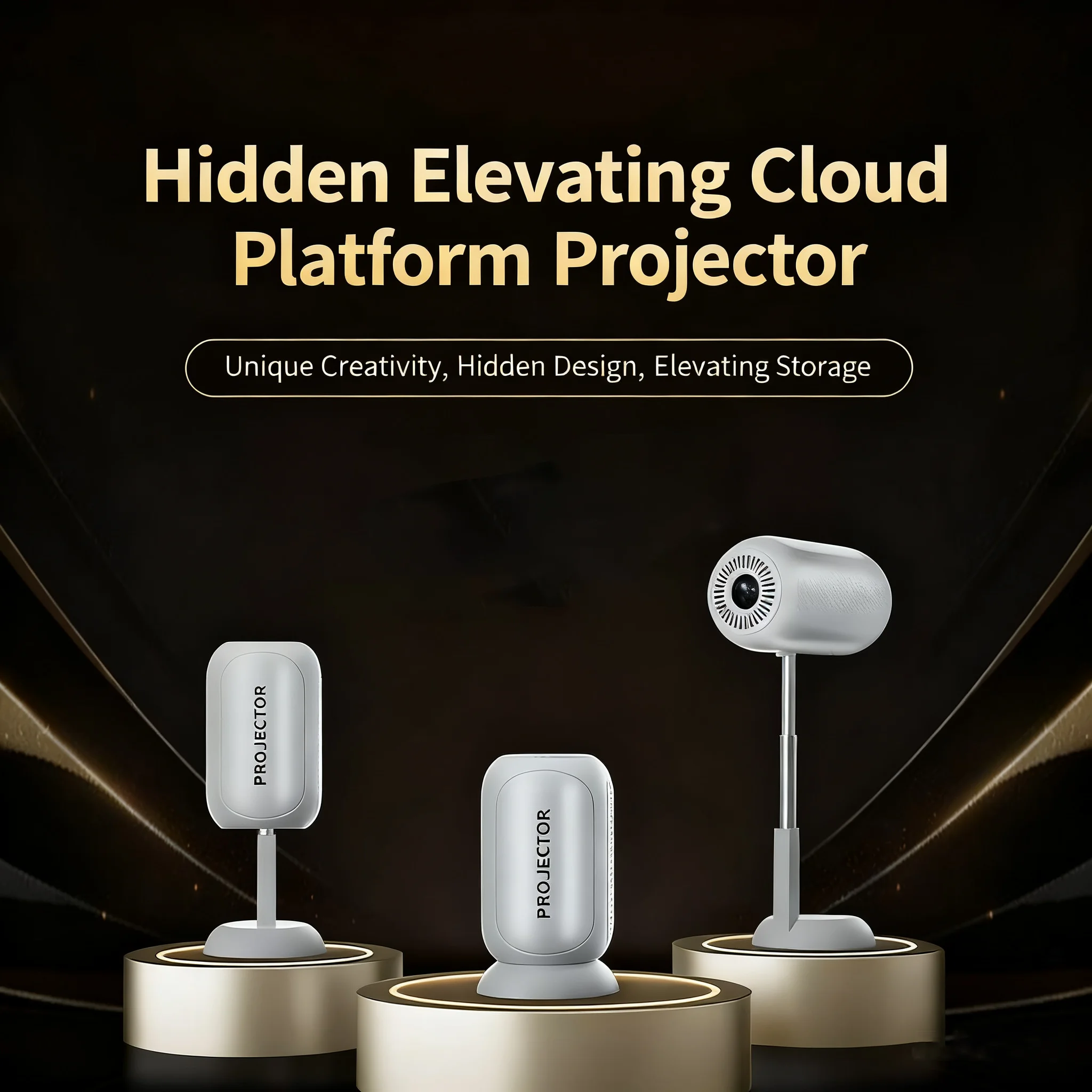 スマートプロジェクター、ネイティブ720P、4Kデコーディング対応、Hises 352チップ、WiFi-6デュアルバンド、電子フォーカス、BT 5.0、マルチモード投影