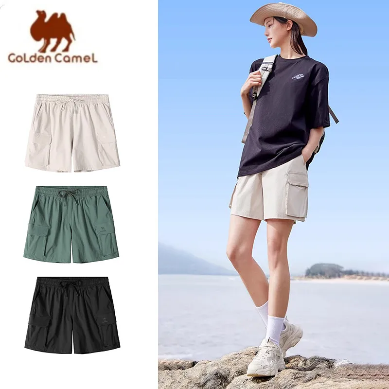 

GOLDEN CAMEL Women's Running Shorts Yoga Pants Sports Gym Shorts Quick-Dry Fitness Breathable Workout Shorts for Women